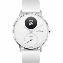 Withings Silikon Armband Smartwatch Armband Withings Steel HR 36mm wei&szlig;