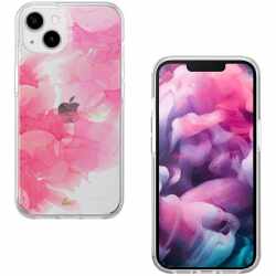 LAUT Crystal Ink  Smartphoneh&uuml;lle Handyh&uuml;lle iPhone 13 transparent Bl&uuml;ten pink