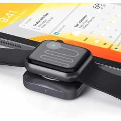 Satechi USB-C Magnetic Charging Dock Apple Watch Smartwatch Ladeger&auml;t grau