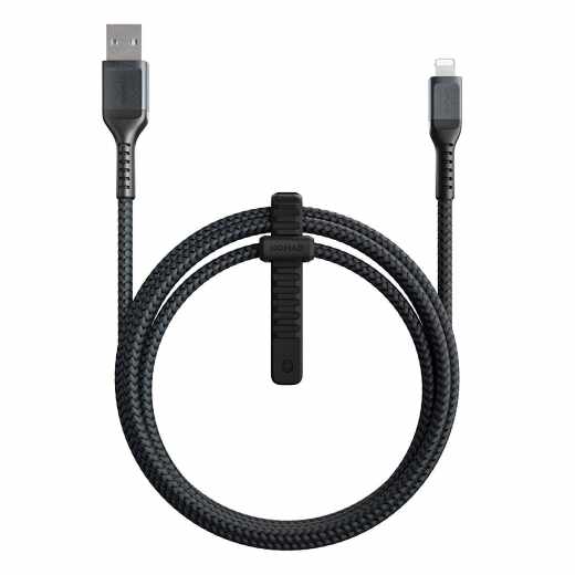 Nomad Rugged USB A zu Lightning Kabel iPhone Ladekabel 1,5m schwarz
