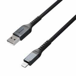 Nomad Rugged USB A zu Lightning Kabel iPhone Ladekabel 1,5m schwarz