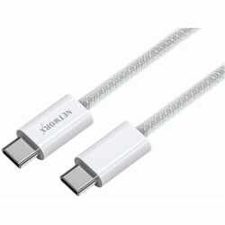 Networx USB-C auf USB-C Daten- und Ladekabel 1m weiß