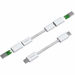 Networx USB-C auf USB-C Daten- und Ladekabel 1m wei&szlig;