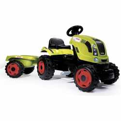 Smoby Claas Traktor Farmer XL Trettraktor Outdoor gr&uuml;n