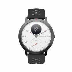 Withings Steel HR Sport Multi-Sport Hybrid Smartwatch GPS wei&szlig;