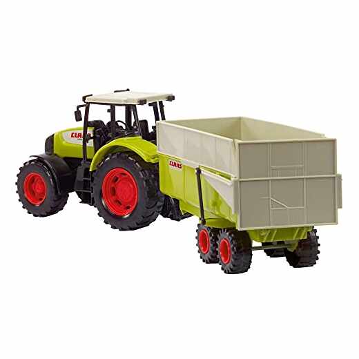 Dickie Toys CLAAS Ares Set, gro&szlig;er Traktor mit Anh&auml;nger und Kippmechanismus, 57 cm lang, f&uuml;r Kinder ab 3 Jahren