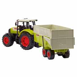 Dickie Toys CLAAS Ares Set, gro&szlig;er Traktor mit Anh&auml;nger und Kippmechanismus, 57 cm lang, f&uuml;r Kinder ab 3 Jahren