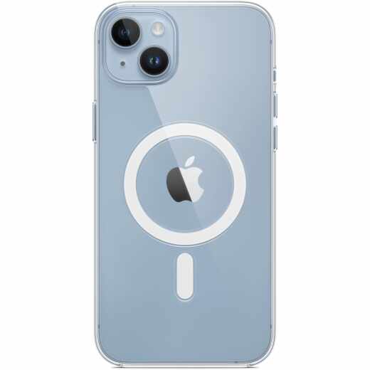 Apple iPhone 14 Plus Clear Case Schutzh&uuml;lle MagSafe Wireless Charging transparent