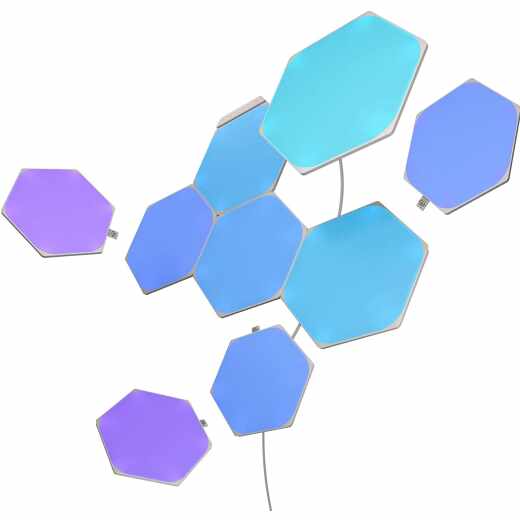 Nanoleaf Shapes Hexagons LED Leuchtpaneele Starter Kit 9 Wandleuchte