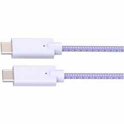 Networx Daten- und Ladekabel Braid USB-C to USB-C Cable 1m lila