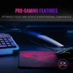 Mars Gaming MCP118 Gaming Set Tastatur Maus USB LED-Beleuchtung schwarz