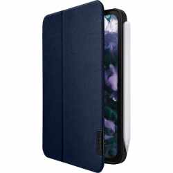 Laut Prestige Folio iPad mini Tablet-H&uuml;lle 8,3 Zoll 2021 Kunstleder blau