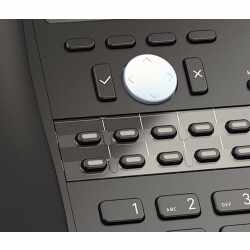 Snom D765 SIP-Tischtelefon Farbdisplay 2x Gigabit-Ethernet Bluetooth USB schwarz