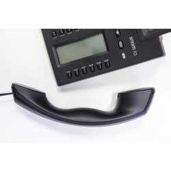 SNOM D345 SystemTelefon VoIP Freisprechen Headsetanschluss GrafikDisplay schwarz - sehr gut