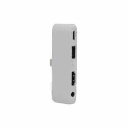 Satechi USB-C Mobile Pro Hub Adapter USB 3.0 Port HDMI silber