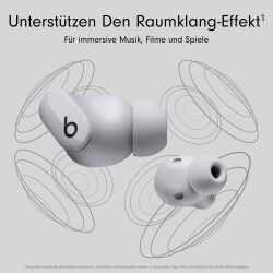 Beats Studio Buds Earbuds In-Ear-Kopfh&ouml;rer Stereo kabellos moon gray grau