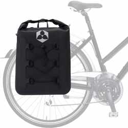 DoYourOutdoor Fahrradtasche 3in1 Hinterradtasche 23 l f&uuml;r Gep&auml;cktr&auml;ger schwarz