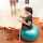 World Fitness Gymnastik-Ball Orion 55 cm Fitness Sitzball inkl. Pumpe silber