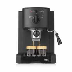 BEEM Siebtr&auml;germaschine Espresso Perfect II Ultimate Kaffeehalbautomat schwarz