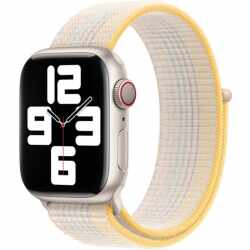 Apple Watch Smartwatch-Armband Sport Loop 45 mm starlight
