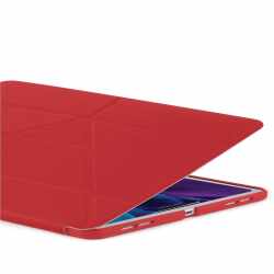 Pipetto Origami Case Schutzh&uuml;lle iPad Pro 12,9 Zoll (2020) Tableth&uuml;lle rot
