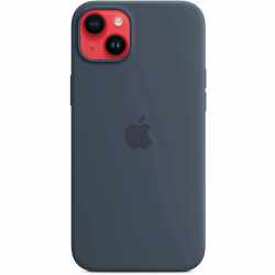Apple iPhone 14 Plus Schutzh&uuml;lle Silikon Case MagSafe Sturmblau