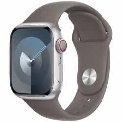 Apple Smartwatch-Armband Sportarmband passend f&uuml;r Apple Watch 41mm S/M braun