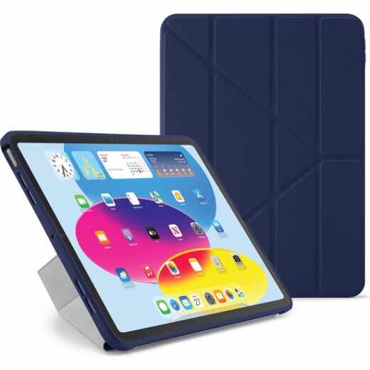 Pipetto Origami No3 f&uuml;r iPad 10 Pencil Case iPad H&uuml;lle 10,9 Zoll blau