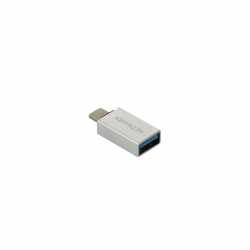 Networx USB 3.0 auf USB-C Adapter Aluminium Stecker silber