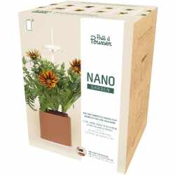 Pr&ecirc;t &agrave; pousser Nano Garden &Uuml;bertopf Kunststoff Blumentopf rot