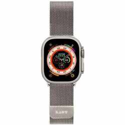 Laut ULTRA LOOP Armband f&uuml;r Apple Watch Ultra 49 mm Edelstahl-Mesh silber