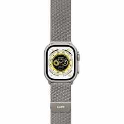 Laut ULTRA LOOP Armband f&uuml;r Apple Watch Ultra 49 mm Edelstahl-Mesh silber