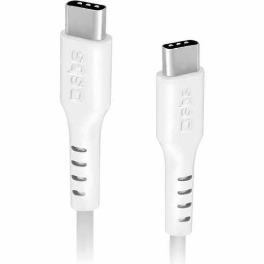 SBS Adapter Daten- und Ladekabel TECABLETCC20W USB-C 1,5m 480 Mbit/s wei&szlig;