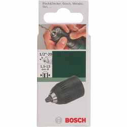 Bosch Schnellspannbohrfutter Bohrmaschinen-Futter &lrm;1.5 - 13 mm Aufnahme 1/2 Zoll