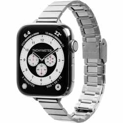 LAUT LINKS PETITE Uhrenarmband f&uuml;r Apple Watch 42/44/45/49 mm silber