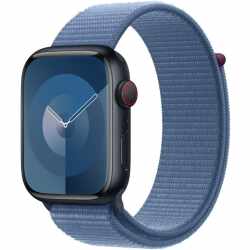 Apple Watch Band Sport Loop Armband 45 mm Regular Winterblau