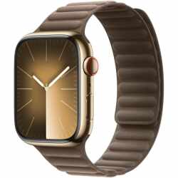 Apple Watch Band Magnetic Link Armband 45 mm Gr&ouml;&szlig;e M/L Taupe