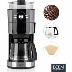 Beem Fresh-Aroma-Intense Filterkaffeemaschine Mahlwerk...
