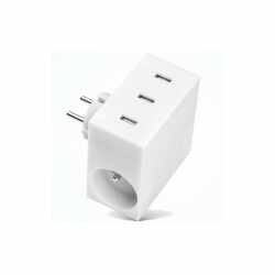 USBE Power Hub HIDE 5 in 1 USB Charger Wall...