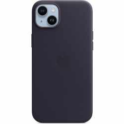 Apple iPhone 14 Plus MPPC3ZM/A Leder Case MagSafe Back Cover Schutzh&uuml;lle blau