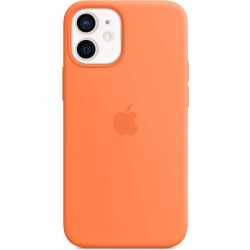 Apple iPhone12 Mini Silikon Case Schutzh&uuml;lle MagSafe Back Cover MHKN3ZM/A orange