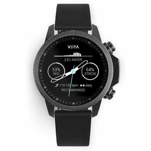 Viita Watch Active HRV Adventure Smartwatch Uhr Silikon schwarz