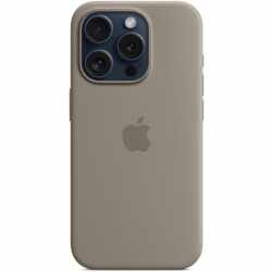 Apple iPhone 15 Pro Schutzh&uuml;lle Silikon MagSafe Tonbraun