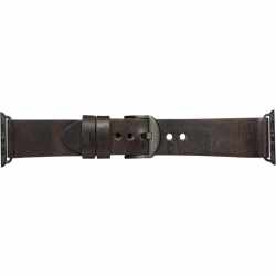 dbramante1928 Smartwatch-Armband Apple 44mm Bornholm Leder braun grau
