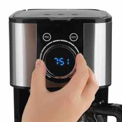 Beem Kaffeemaschine Aroma-Switch Glas&nbsp;Dauerfilter 900W Edelstahl schwarz