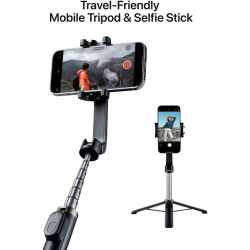 Shiftcam TravelPod Selfie Selfie Stick mit Ausl&ouml;ser schwarz