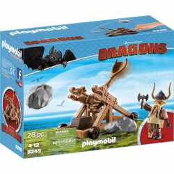 Playmobil Dragons - Grobian mit Katapult (9245) Fantasy Wikinger