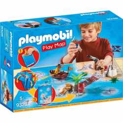 Playmobil Play Map Piraten (9328) Boot schwimmf&auml;hig Figuren und Zubeh&ouml;rteile