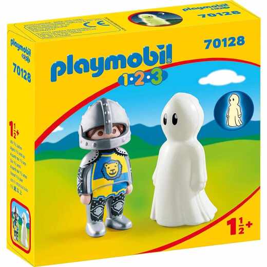 Playmobil 1.2.3 - Ritter mit Gespenst (70128) Playmobil-Figur