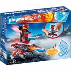 Playmobil Action Firebot mit Disc-Shooter (6835) Firebot-Figur und Zubeh&ouml;r